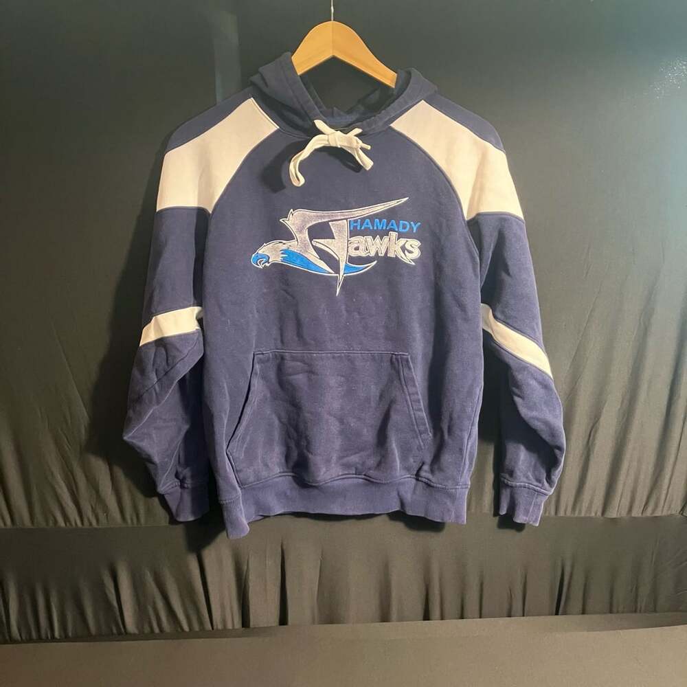 Holloway Hamady Hawks Hoodie Size S Blue White